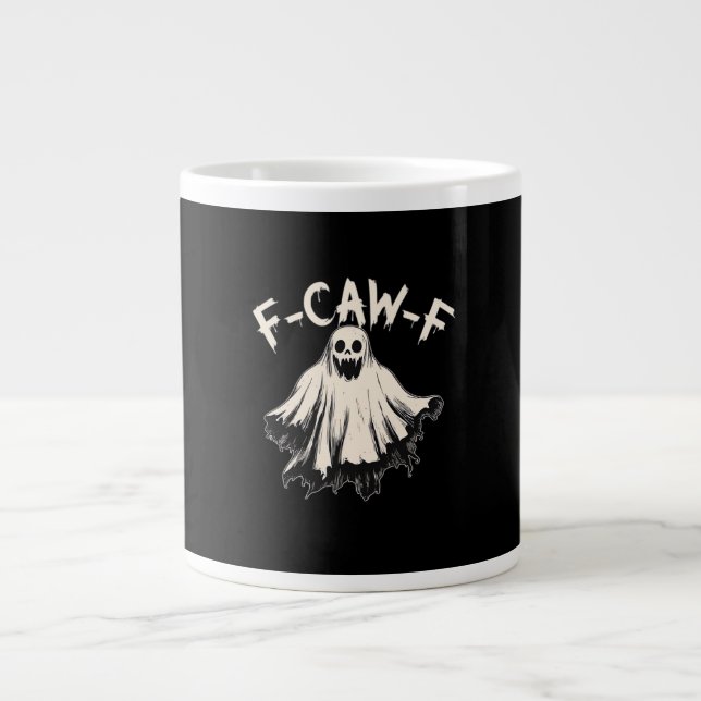 Grande Tasse F Caw F Raven Retro Classic Style (Devant)
