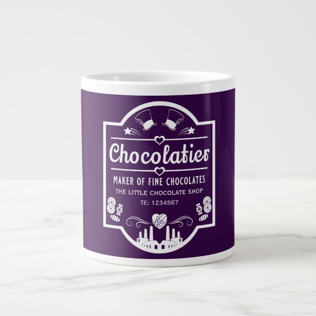 Grande Tasse Fabricant de chocolatier (Devant)