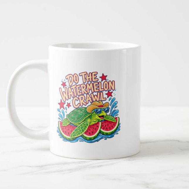 Grande Tasse Faire la marche de la pastèque, la marche de la pa (Gauche)