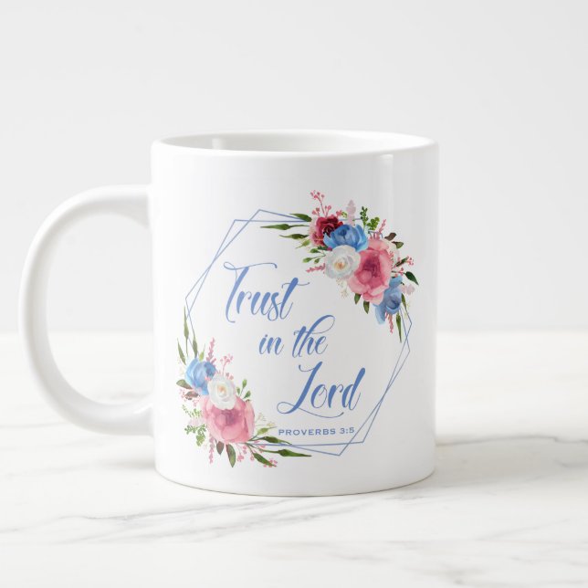 Grande Tasse Fais Confiance au Seigneur (Gauche)