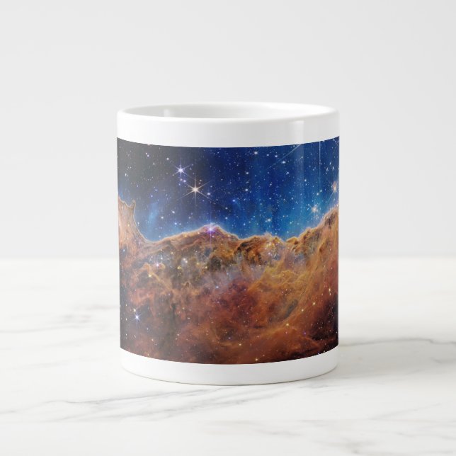 Grande Tasse Falaises cosmiques Carina Nebula Space Webb Telesc (Devant)