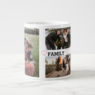 Grande Tasse Famille simple Trois photos