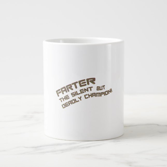Grande Tasse FARTER - Le Champion Silencieux mais Mort ! (Devant)