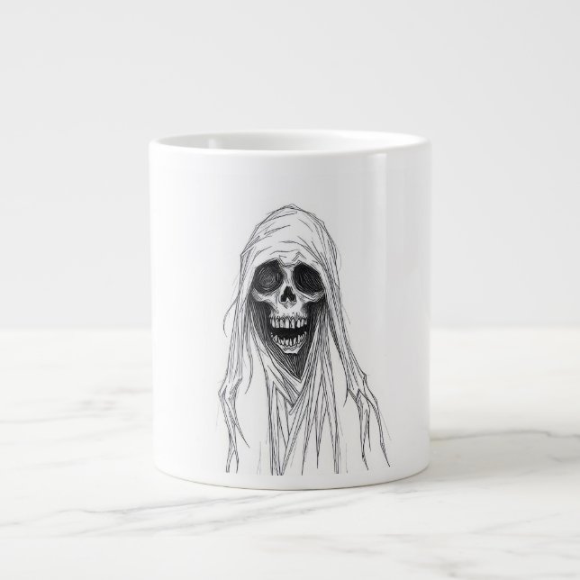 Grande Tasse Faucheur squelette (Devant)