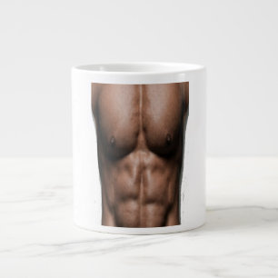 Grande Tasse Faux Abdominaux Drôles Humour de Gym
