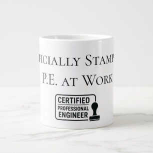 Grande Tasse Félicitations à l'ingénieur agréé