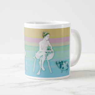 Grande Tasse Femme et porc
