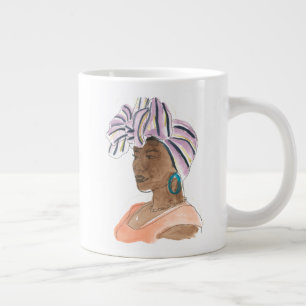 Grande Tasse Femme forte et belle