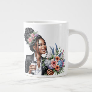 Grande Tasse Femme noire mélanine sista femmes afro-américaines
