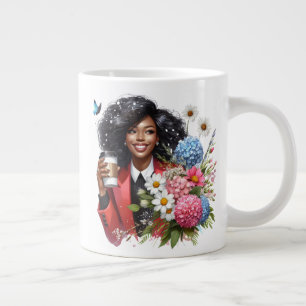 Grande Tasse Femme noire mélanine sista femmes afro-américaines