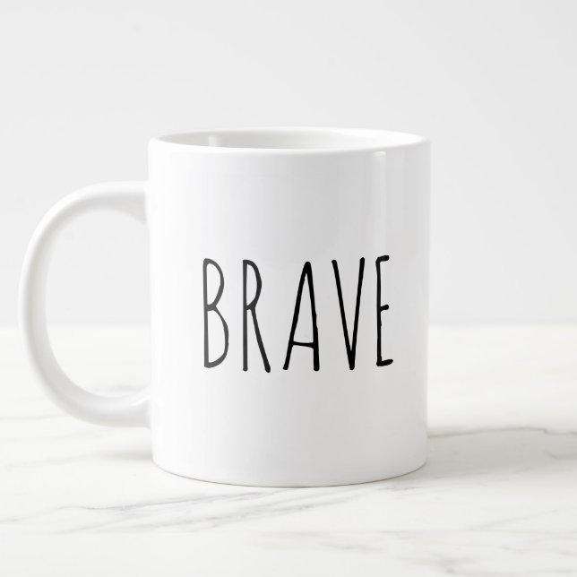Grande Tasse Ferme moderne simple et "courageuse" (Gauche)