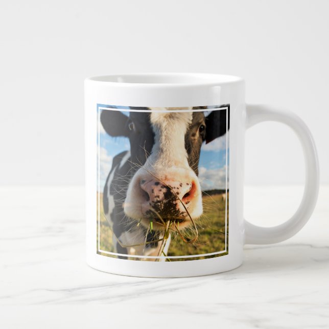 Grande Tasse Fermes | Vache Holstein Chewing (Droite)