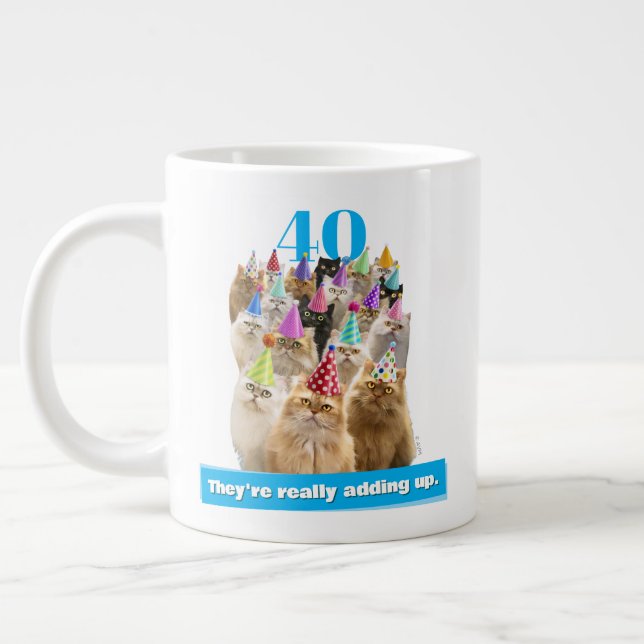 Grande Tasse Fête de chats (Gauche)