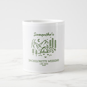 Grande Tasse Fête de Fiançailles de Camping Simple Moderne dans