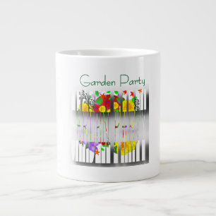 Grande Tasse Fête de Jardin Blanc