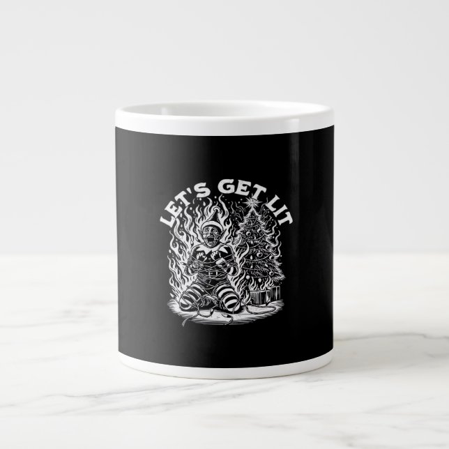 Grande Tasse Fête de Noël de Noël (Devant)