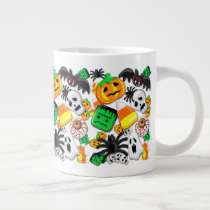 Grande Tasse Fête des Candies Éffrayantes d'Halloween