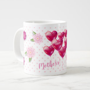 Grande Tasse Fête des Mères Cadeau Floral Ornament Décoration