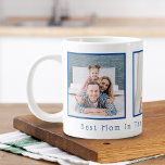 Grande Tasse Fête des mères Meilleure maman dans le monde Multi<br><div class="desc">Tasse à café imprimé personnalisé avec vos photos et mots "meilleur papa dans le mot ♥️ nous vous aimons". Ajoutez 3 photos spéciales.</div>