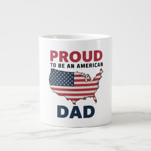 Grande Tasse Fête des Pères patriotique du 4 juillet