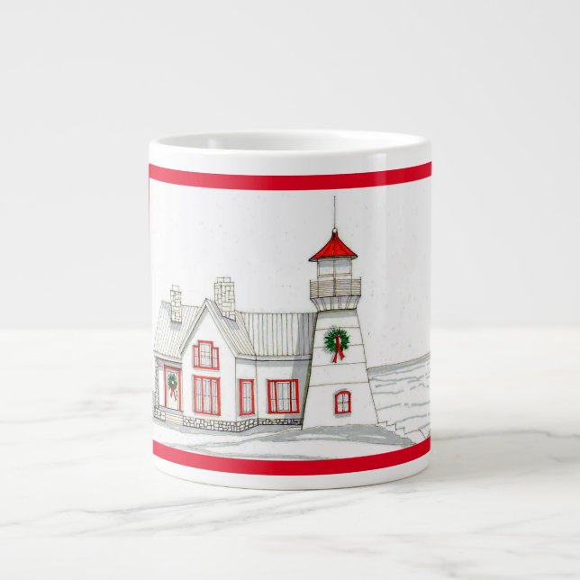 Grande Tasse Feu de Noël Jumbo Fouet de Noël (Devant)