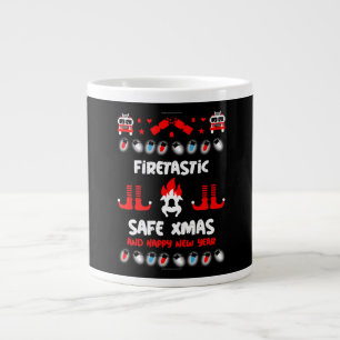 Grande Tasse Feu de pompier laide xmas