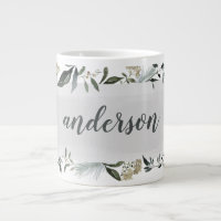 Feuillage d'aquarelle de moutarde et d'olive perso