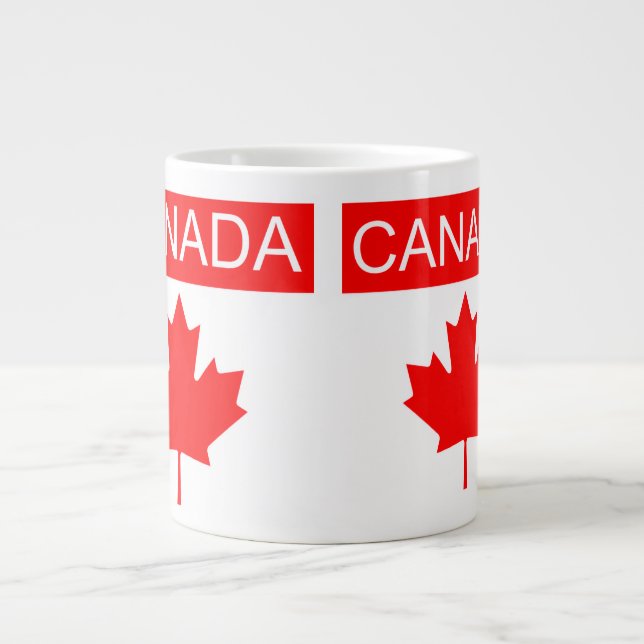 Grande Tasse Feuille d'érable du Canada (Devant)