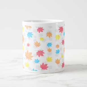 Grande Tasse Feuilles Colorées