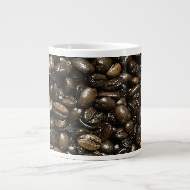 Grande Tasse Fèves de café (Devant)
