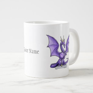 Grande Tasse Février Dragon de Birthstone - Amethyst