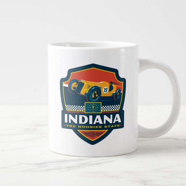 Grande Tasse Fierté de l'État | Indiana (Droite)