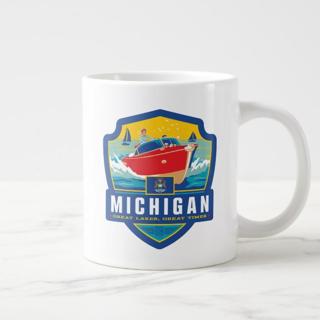 Grande Tasse Fierté de l'État | Michigan (Droite)