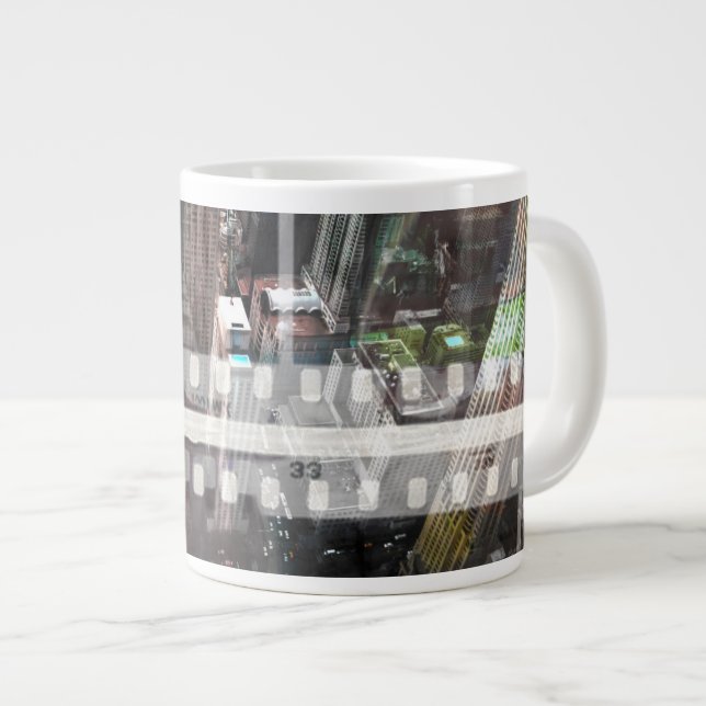 Grande Tasse Film Abstrait (Devant droit)