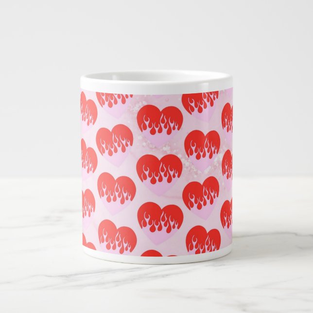Grande Tasse Fire Heart (Devant)
