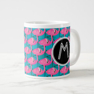 Grande Tasse Flamants roses de néon Ajouter votre premier