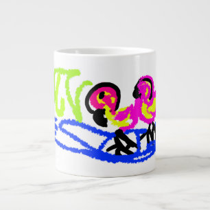 Grande Tasse Flamants roses mariage plaisir d'été