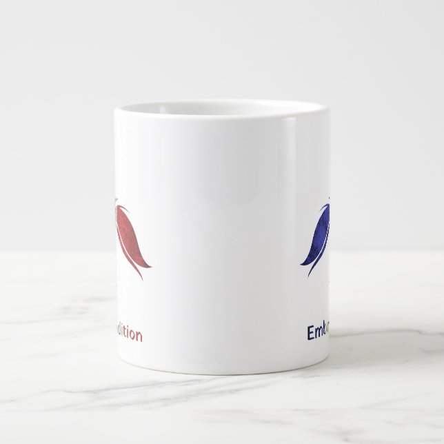 Grande Tasse Fleur-de-lis (Devant)