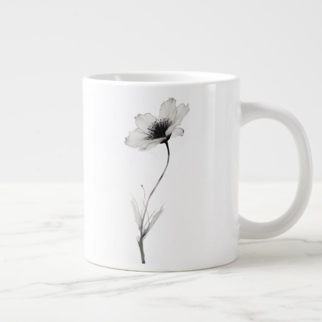 Grande Tasse Fleur Minimaliste (Droite)
