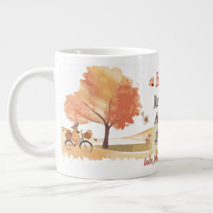 Grande Tasse Fleurir là où vous êtes planté   Fille rentrée des
