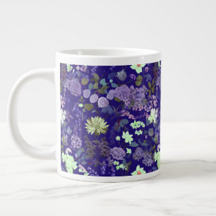Grande Tasse Fleurs à l'atmosphère élégante et mystérieuse