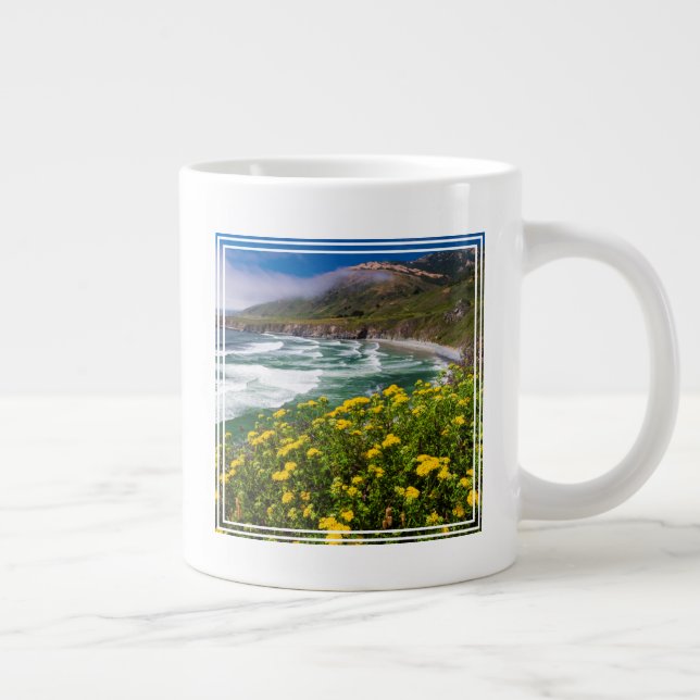 Grande Tasse Fleurs au-dessus de la plage de Sand Dollar (Droite)