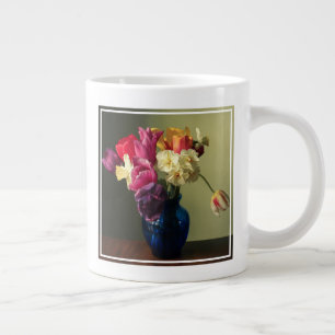 Grande Tasse Fleurs   Bouquet de fleurs de printemps