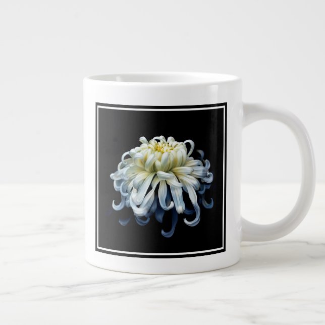 Grande Tasse Fleurs | Chrysanthème blanc (Droite)