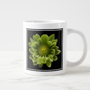 Grande Tasse Fleurs Chrysanthème vert