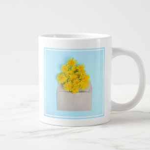 Grande Tasse Fleurs Dandelions dans l'enveloppe