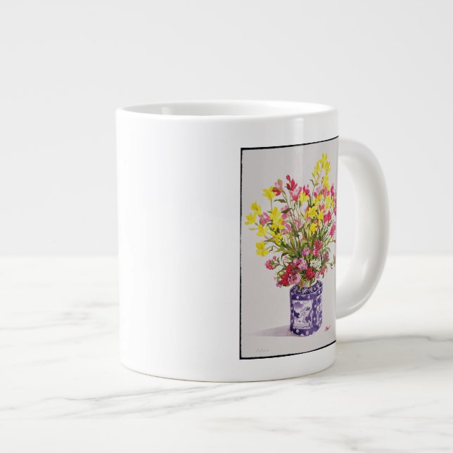 Grande Tasse Fleurs dans un pot chinois (Devant droit)