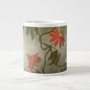 Grande Tasse Fleurs de la passion et colibris par Martin J Head