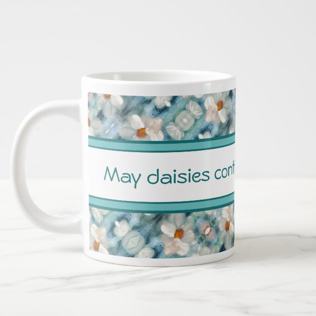 Grande Tasse Fleurs de marguerite (Gauche)