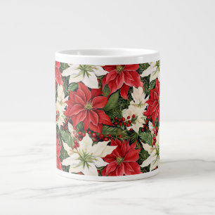 Grande Tasse Fleurs de Noël